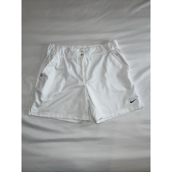 Nike Shorts Women's Size Small White‎ FITDRY Golf Sport Athletic - Picture 1 of 6